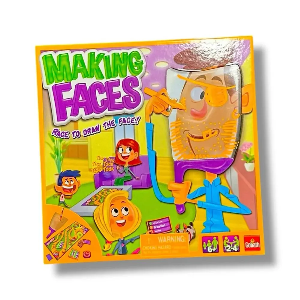 Making Faces Drawing Board Game for Kids